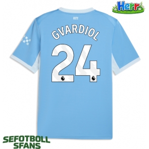 Manchester City Josko Gvardiol #24 Hemmatröja 2026-27 Kortärmad